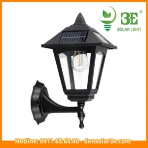 Đèn năng lượng mặt trời gắn tường tân cổ điển AZMD-GFB-B giá sỉ tại 3E Solar