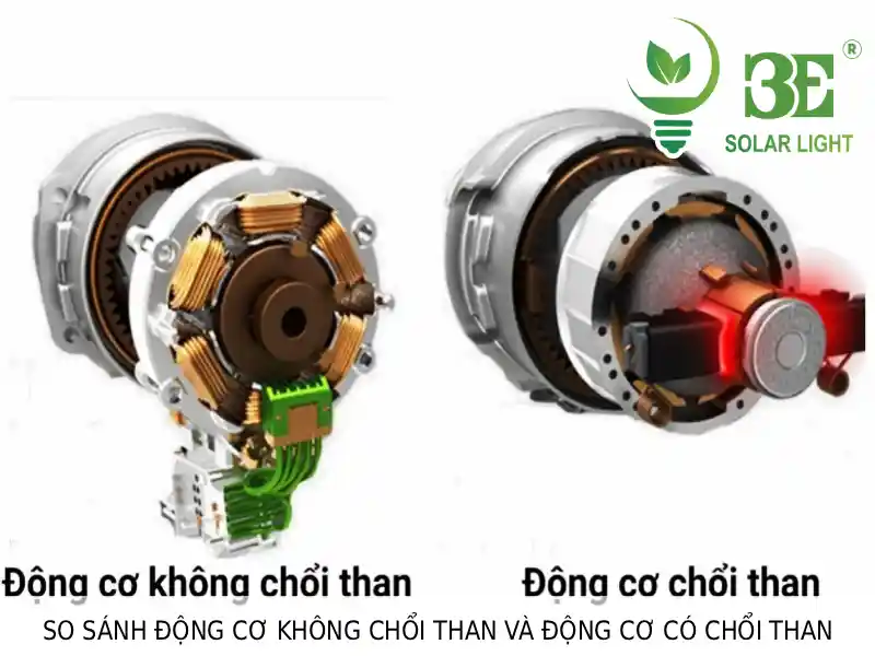So sánh động cơ không chổi than và động cơ có chổi than
