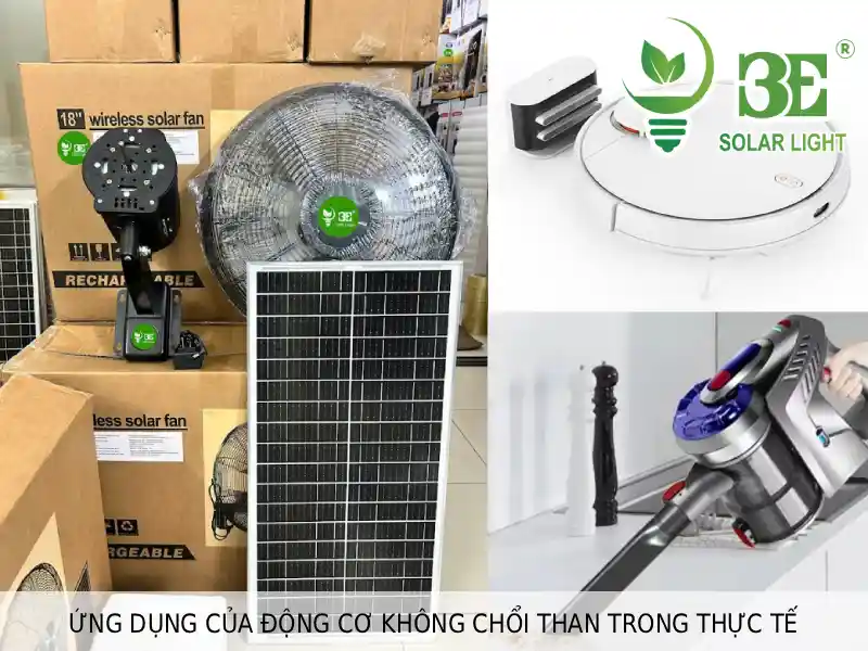Ứng dụng của động cơ không chổi than trong thực tế