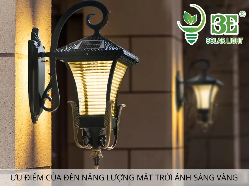 Ưu điểm của đèn năng lượng mặt trời ánh sáng vàng tại 3E Solar