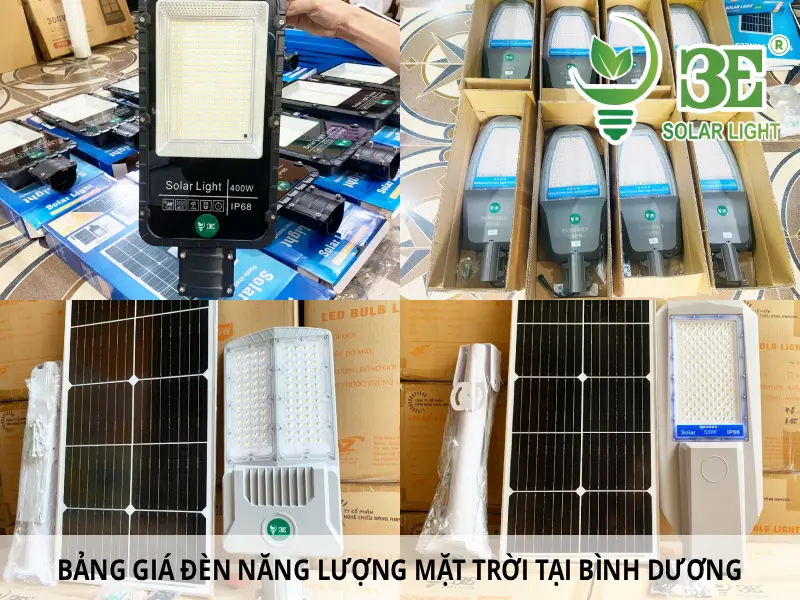 Bảng giá đèn năng lượng mặt trời tại Bình Dương