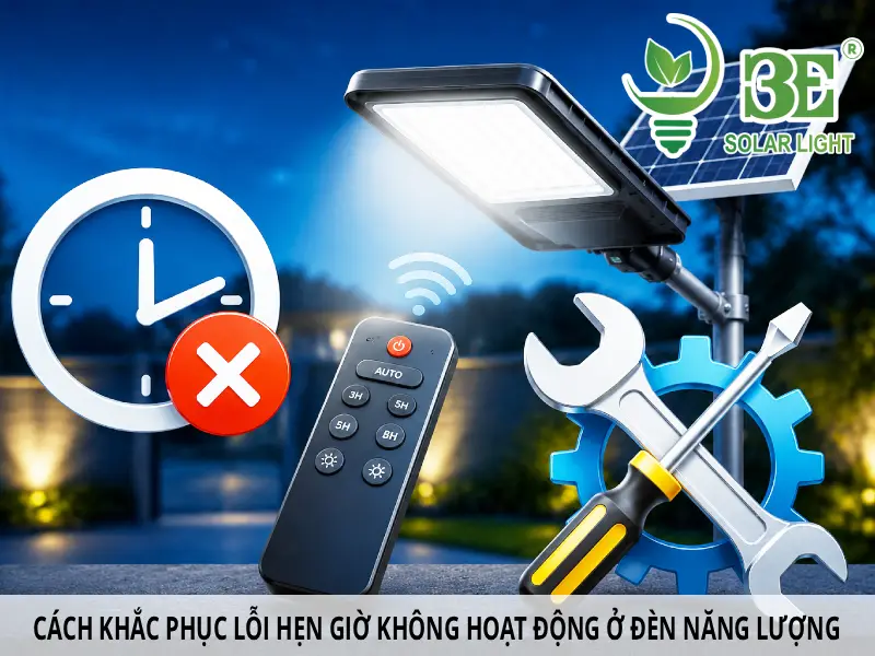 Cách khắc phục lỗi hẹn giờ không hoạt động ở đèn năng lượng