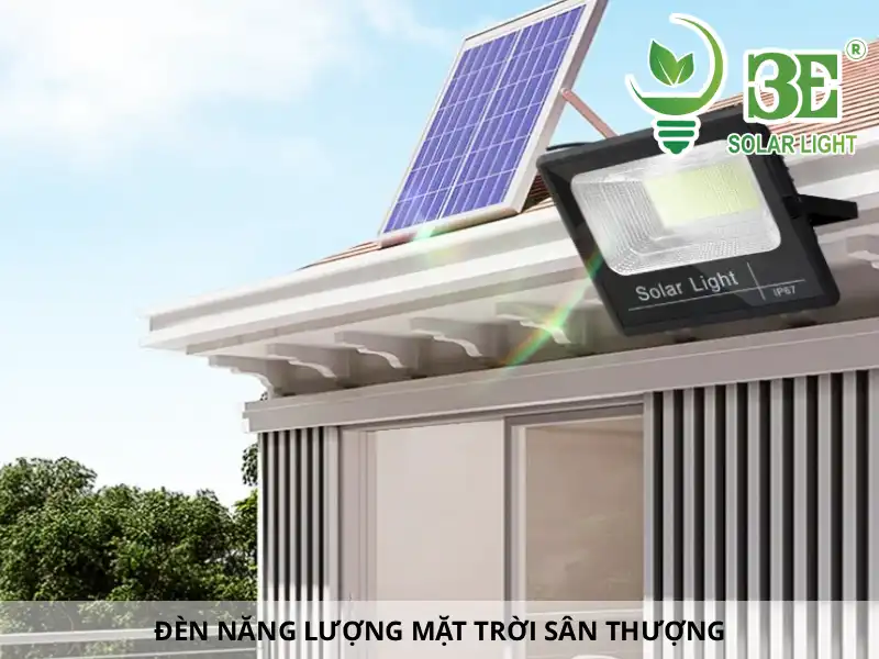 Đèn năng lượng mặt trời sân thượng
