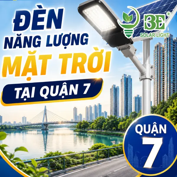 Đèn năng lượng mặt trời tại Quận 7