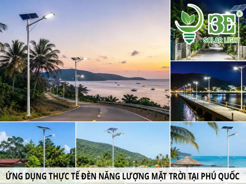Ứng dụng thực tế đèn năng lượng mặt trời tại Phú Quốc