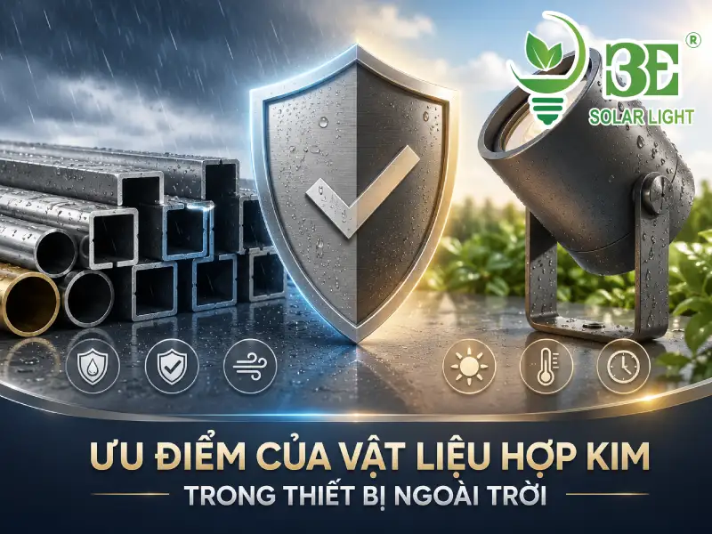 Ưu điểm của vật liệu hợp kim trong thiết bị ngoài trời