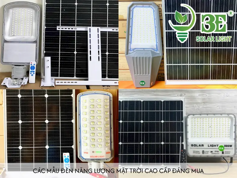 Các mẫu đèn năng lượng mặt trời cao cấp đáng mua