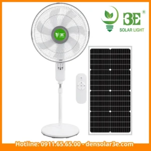 Quạt đứng năng lượng mặt trời 7 cánh có đèn LED AZ-SQCD-16