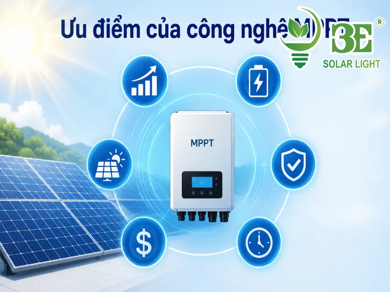 Ưu đIểm của công nghệ MPPT