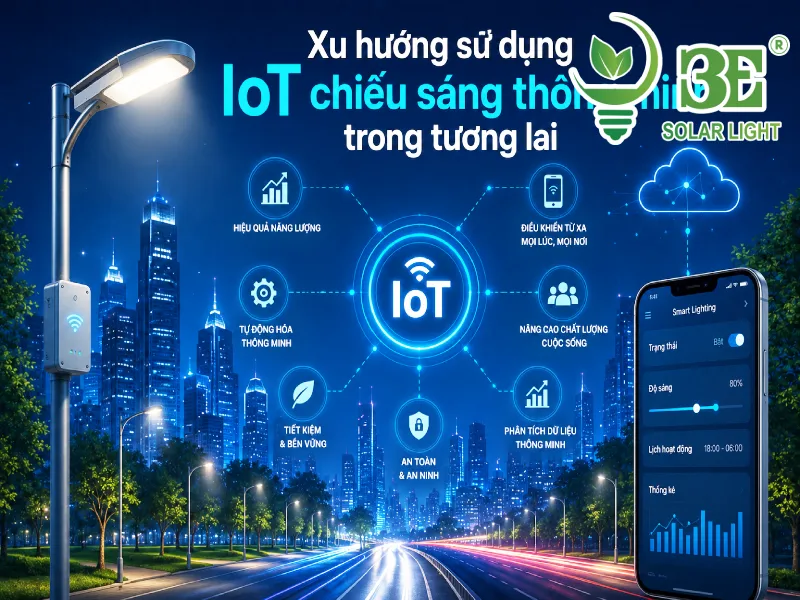 Xu hướng sử dụng IoT chiếu sáng thông minh trong tương lai