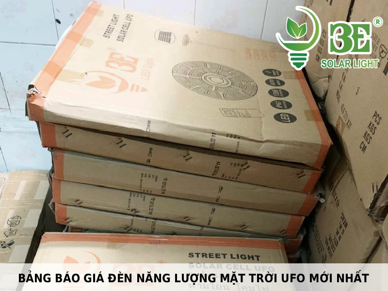Bảng báo giá đèn năng lượng mặt trời UFO mới nhất 3E Solar