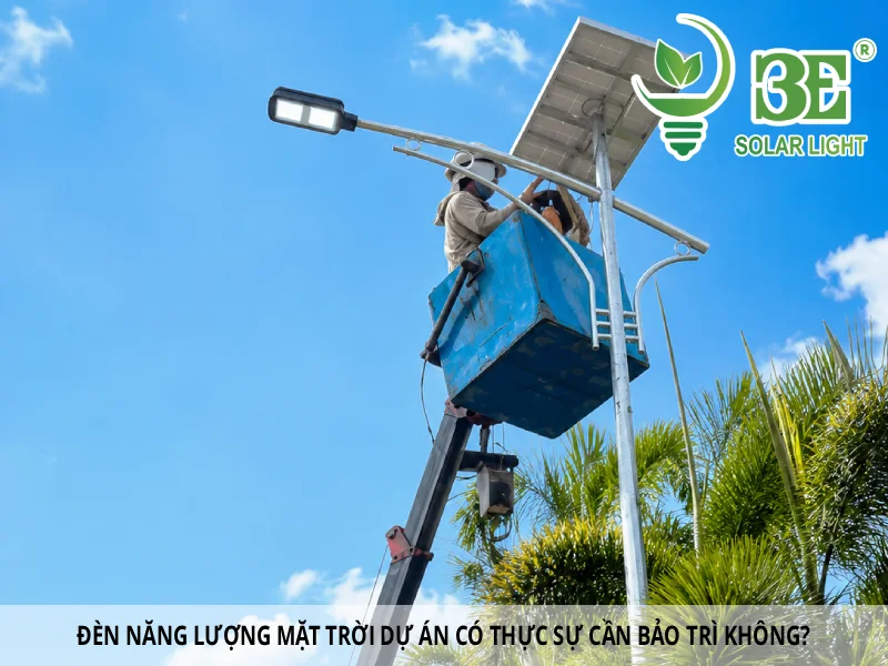 Đèn năng lượng mặt trời dự án có thực sự cần bảo trì không