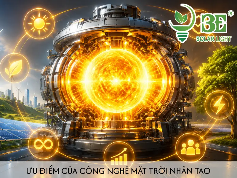 Ưu điểm của công nghệ mặt trời nhân tạo