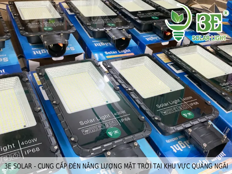 3E Solar - Cung cấp đèn năng lượng mặt trời tại khu vực Quảng Ngãi