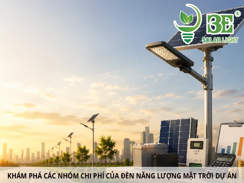 Khám phá các nhóm chi phí của đèn năng lượng mặt trời dự án