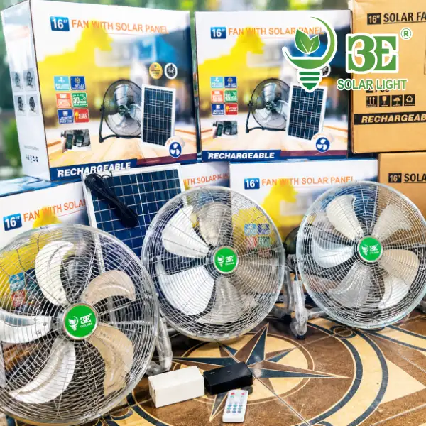 Quạt năng lượng mặt trời bán chạy tại Cần Thơ tại 3E Solar