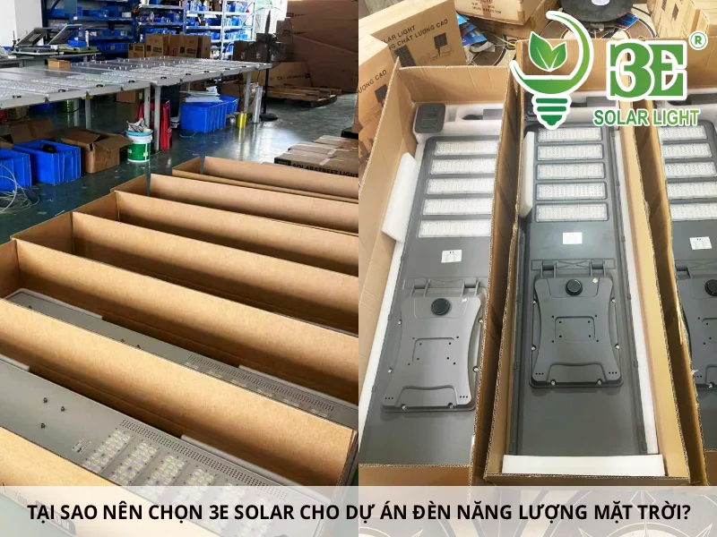 Tại sao nên chọn 3E Solar cho dự án đèn năng lượng mặt trời