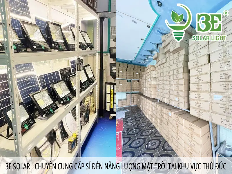 3E Solar - Chuyên cung cấp sỉ đèn năng lượng mặt trời tại khu vực Thủ Đức