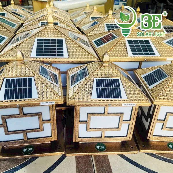 Bảng giá đèn trụ cổng năng lượng mặt trời giá tốt tại 3E Solar