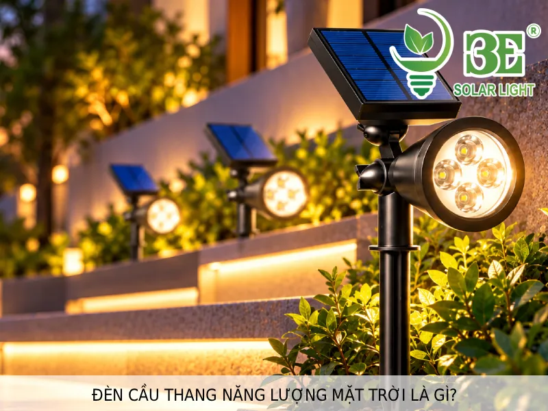 Đèn cầu thang năng lượng mặt trời là gì