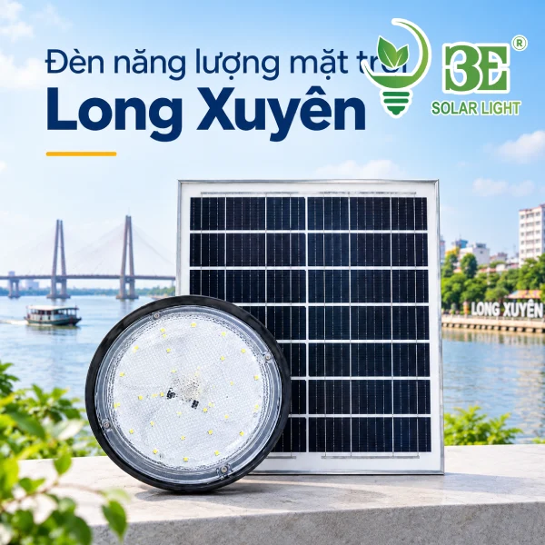 Đèn năng lượng mặt trời Long Xuyên, An Giang giá tốt tại 3E Solar