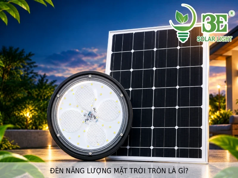 Đèn năng lượng mặt trời tròn là gì