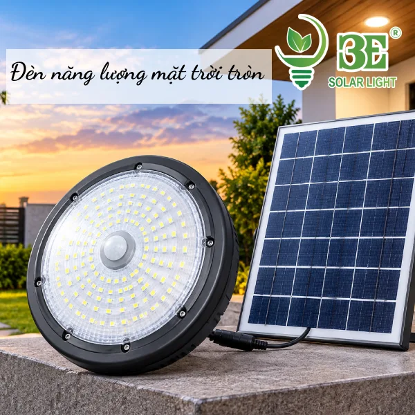 Đèn năng lượng mặt trời tròn