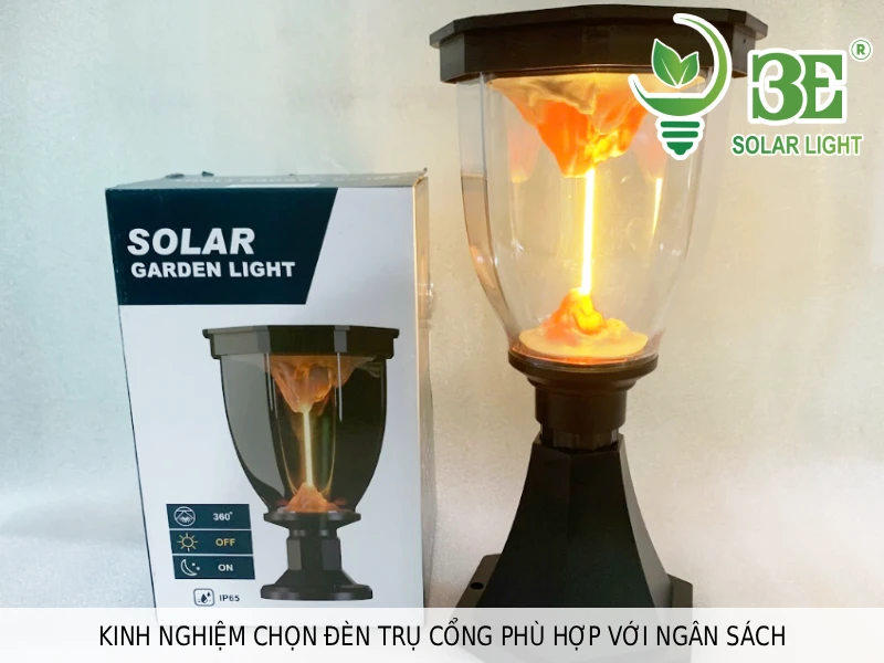 Kinh nghiệm chọn đèn trụ cổng phù hợp với ngân sách