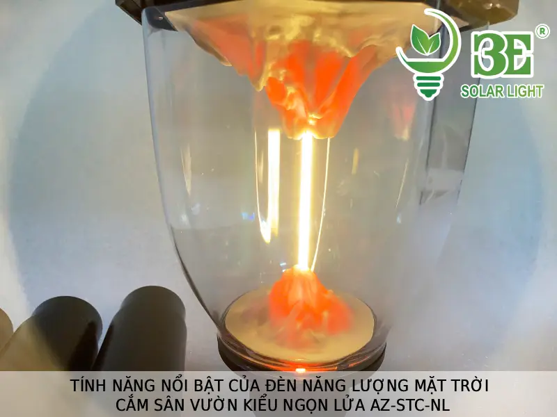 Tính năng nổi bật của đèn năng lượng mặt trời cắm sân vườn kiểu ngọn lửa AZ-STC-NL tại 3E SOLAR