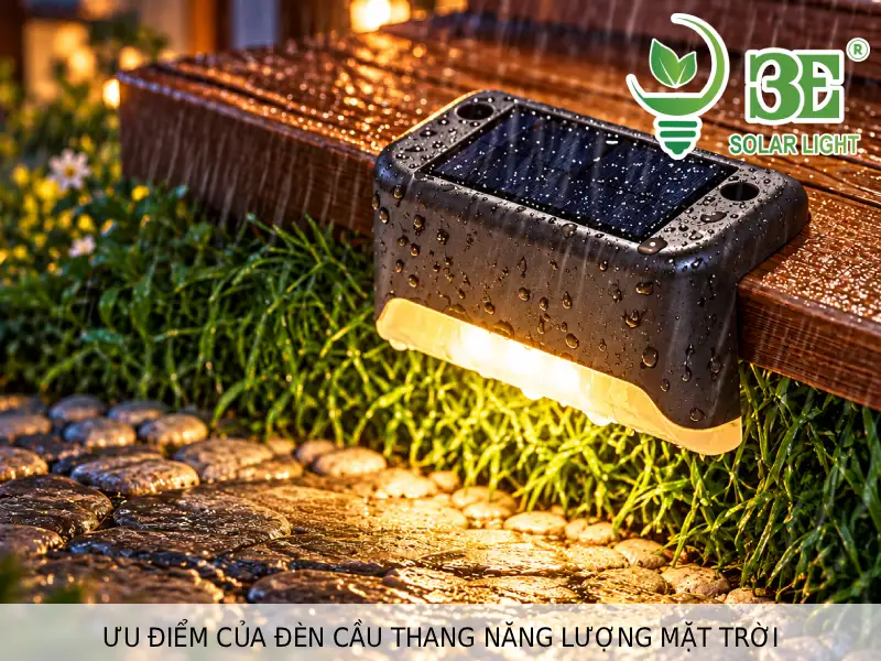 Ưu điểm của đèn cầu thang năng lượng mặt trời