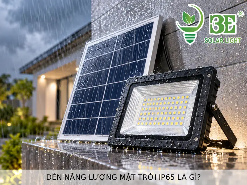 Đèn năng lượng mặt trời IP65 là gì