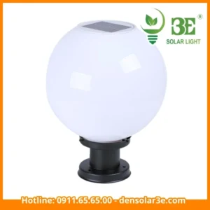 Đèn trụ cổng tròn năng lượng mặt trời 35x35 AZA-STCKT35 giá sỉ tốt tại 3E Solar