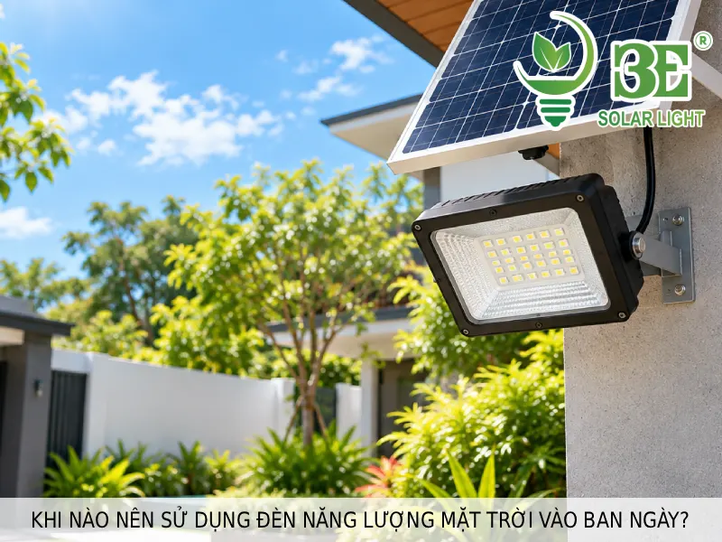 Khi nào nên sử dụng đèn năng lượng mặt trời vào ban ngày