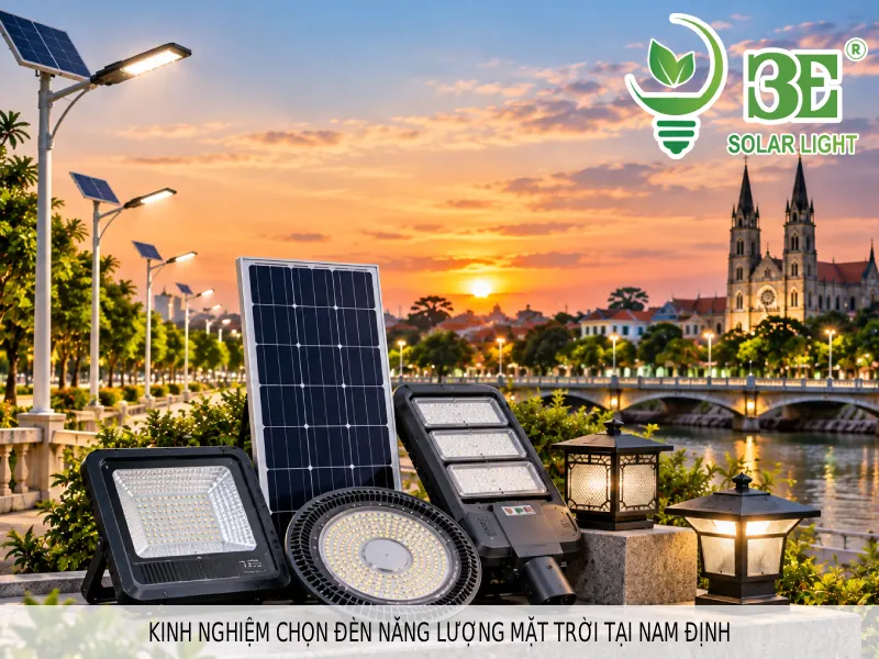 Kinh nghiệm chọn đèn năng lượng mặt trời tại Nam Định
